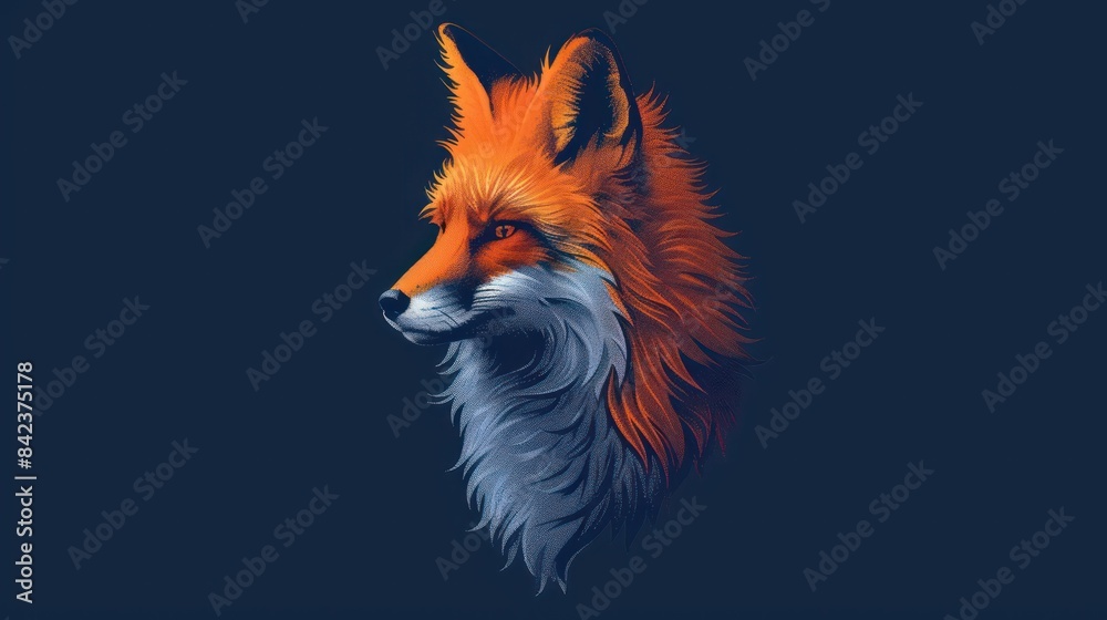 Obraz premium fox vector logo, eps. 10 editables