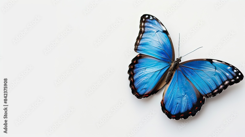 beautiful blue butterfly copy space beautiful blue butterfly copy space