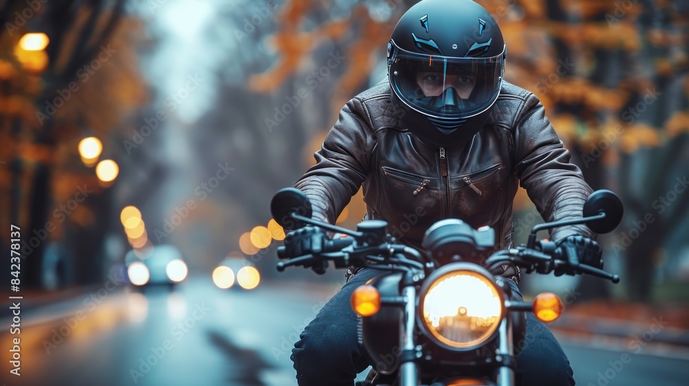 Open face motorcycle helmet with goggles isolated Open face motorcycle helmet with goggles isolated