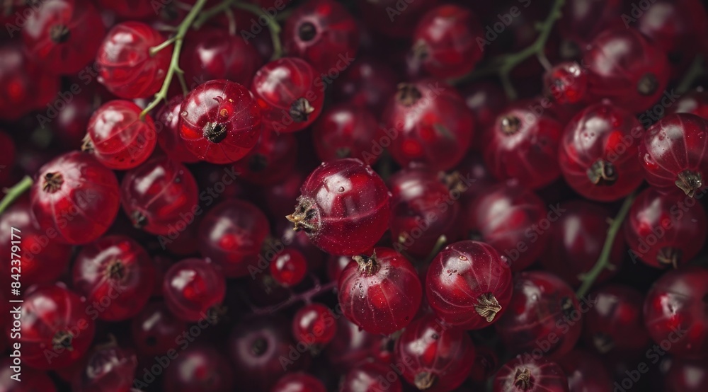 Close-up of fresh red currants Close-up of fresh red currants