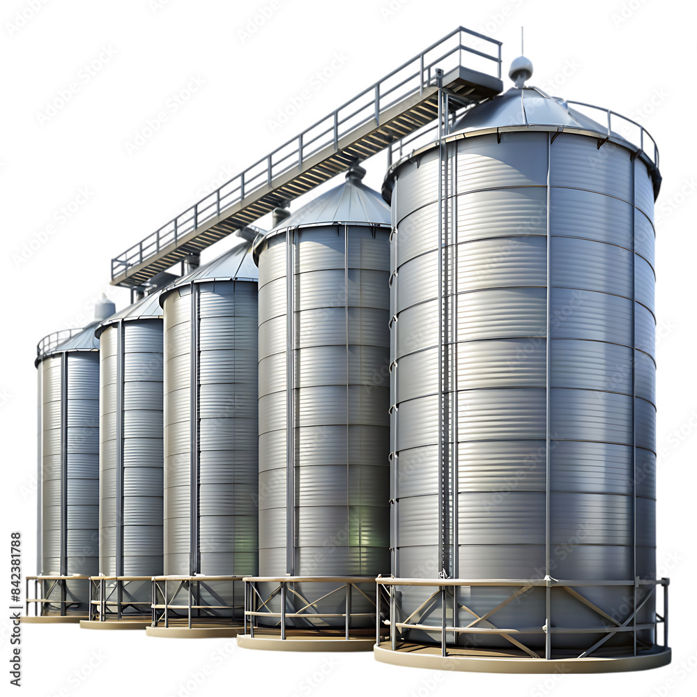 large storage tanks and silos used-for storing raw transparent background large storage tanks and silos used-for storing raw transparent background