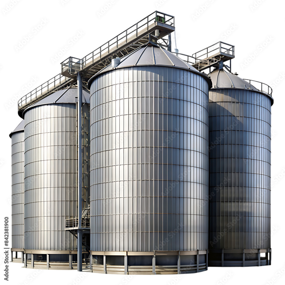 large storage tanks and silos used-for storing raw transparent background large storage tanks and silos used-for storing raw transparent background