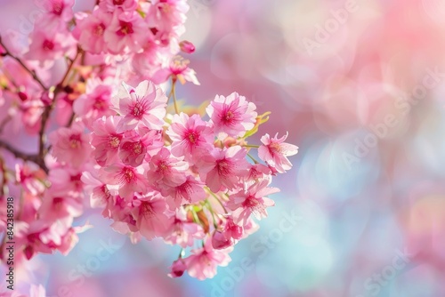 Beautiful Cherry Blossoms Trees Blooming in Spring