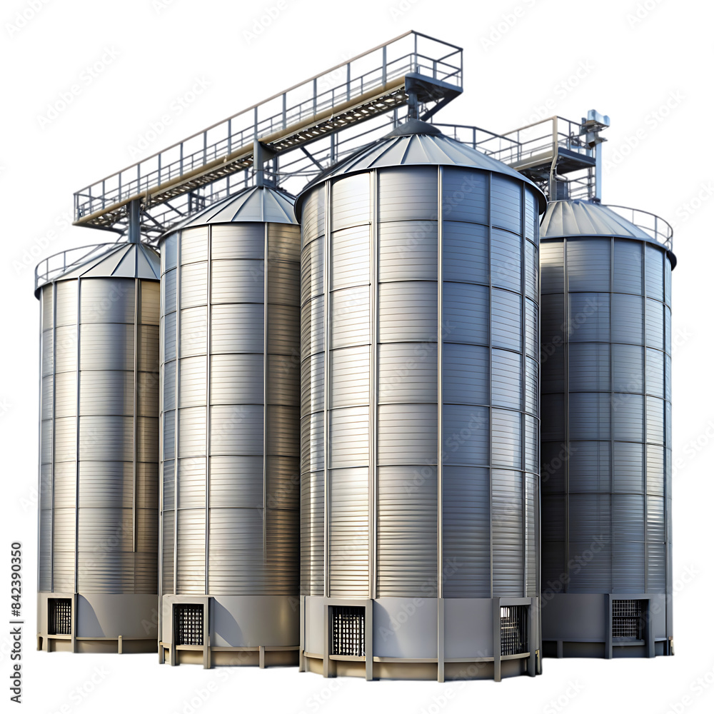 large storage tanks and silos used-for storing raw transparent background large storage tanks and silos used-for storing raw transparent background