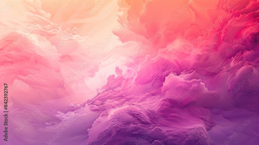 Vivid digital artwork background created with premium pastel hues for design purposes