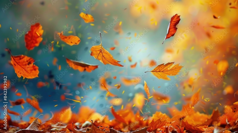 Autumn s Spectacular Display of Falling Leaves and Vibrant Colors Autumn s Spectacular Display of Falling Leaves and Vibrant Colors