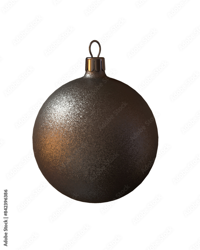 christmas ball isolated on white
