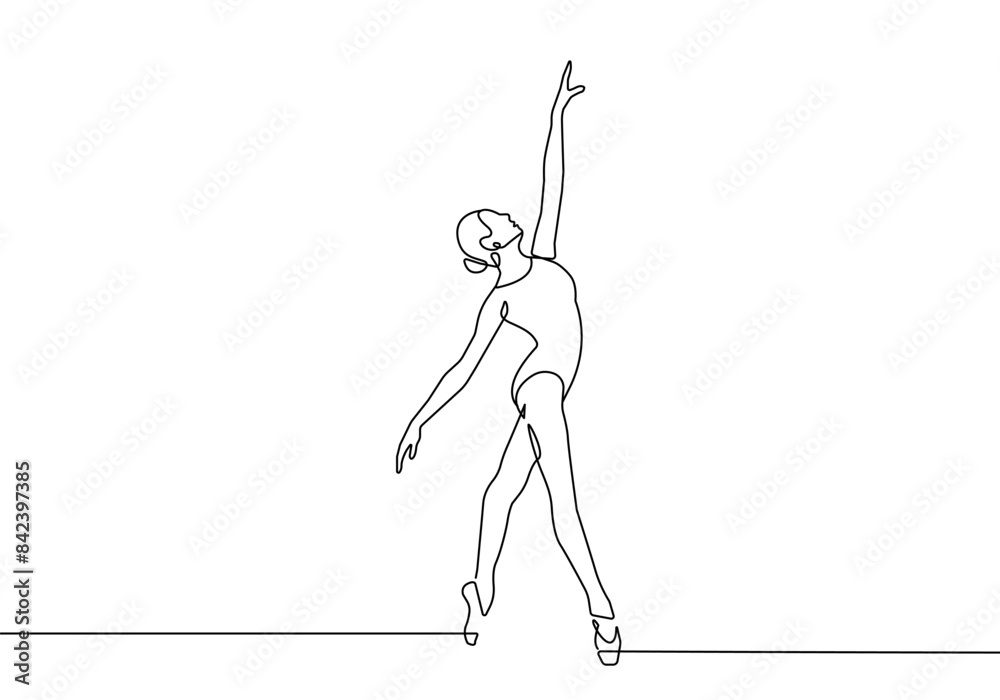 Ballerina Dance Continuous One Line Drawing. Woman Ballerina Silhouette Line Drawing. Ballet Dancing Concept for Modern Minimal Design. Female Sport One Line Illustration. Vector EPS 10 Ballerina Dance Continuous One Line Drawing. Woman Ballerina Silhouette Line Drawing. Ballet Dancing Concept for Modern Minimal Design. Female Sport One Line Illustration. Vector EPS 10