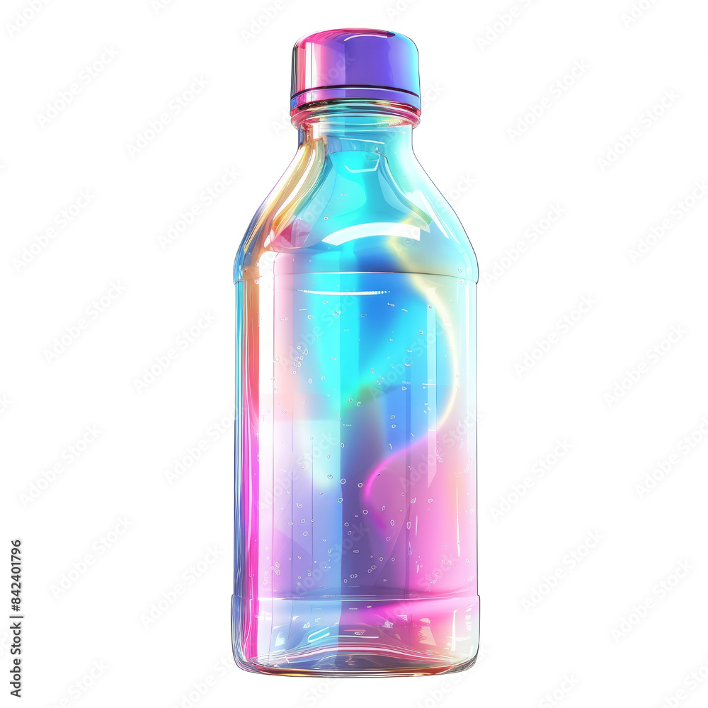 A beautiful iridescent bottle that shimmers in the light. A beautiful iridescent bottle that shimmers in the light.