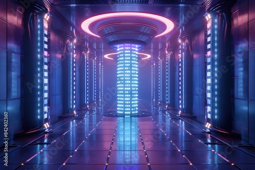 Secure Futuristic Access Point to Top-Secret Extraterrestrial Research Laboratory