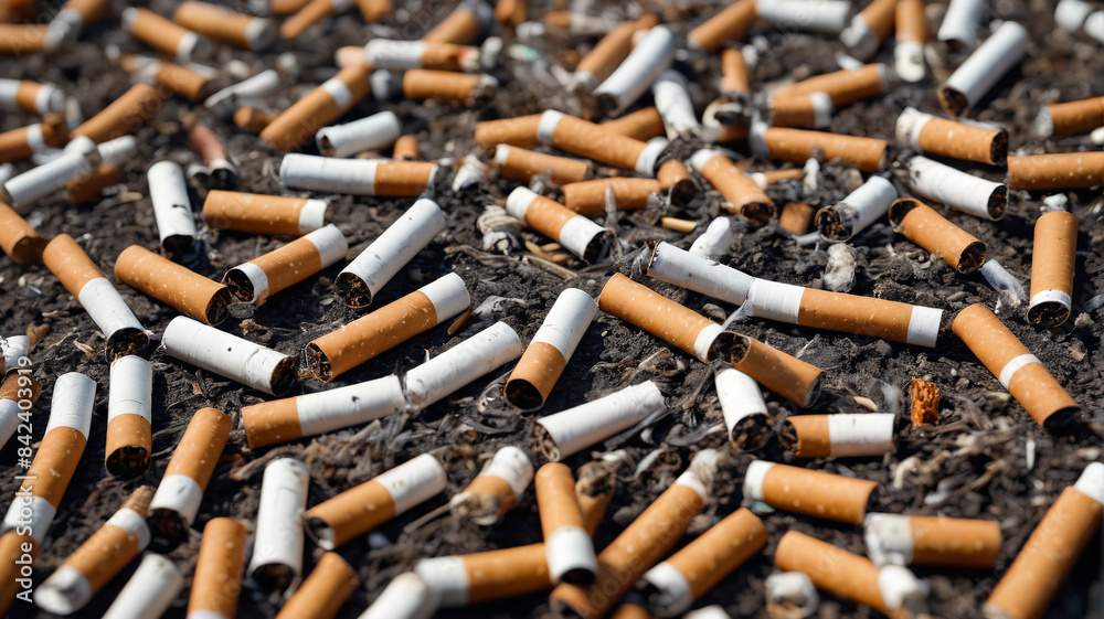 Shedding light on the grim reality of cigarettes as a prevalent health hazard of the 21st century, emitting toxic fumes that contribute to widespread respiratory problems, Generative AI Shedding light on the grim reality of cigarettes as a prevalent health hazard of the 21st century, emitting toxic fumes that contribute to widespread respiratory problems, Generative AI