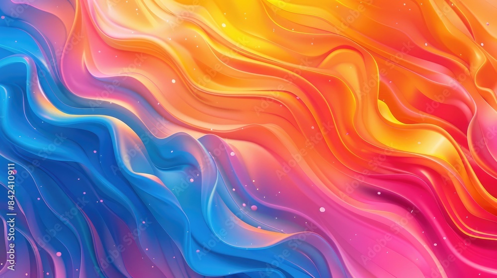 Obraz premium Design of a vibrant abstract background