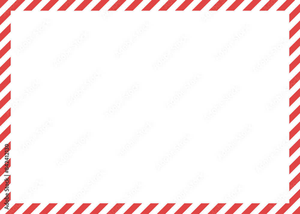 custom made wallpaper toronto digital斜めストライプのシンプルなフレーム、クリスマスカラー