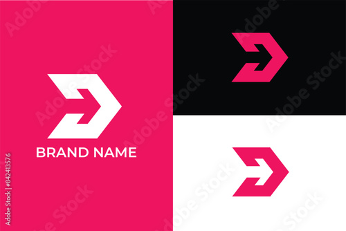 letter C geometric logo, letter C arrow icon logo, arrow bow logo, letter D forward arrow logo, letter C arrow logo, 