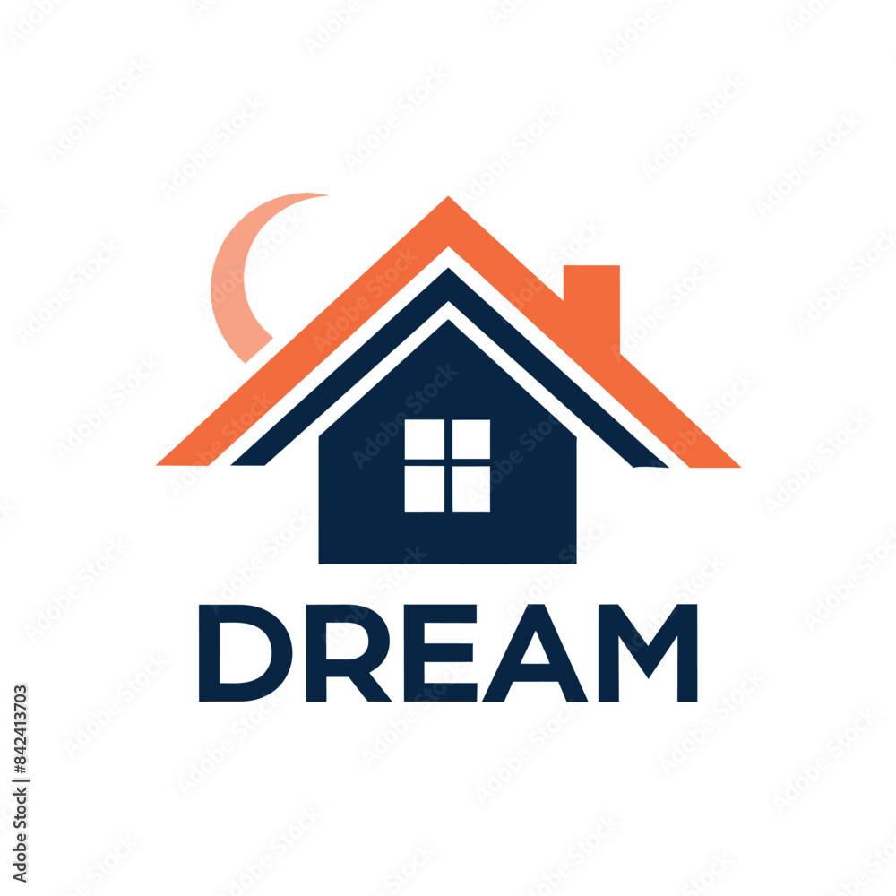 house logo concept, vector art illustration