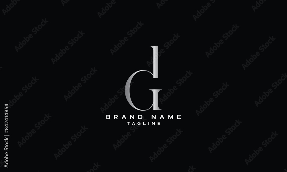 GD, DG, Abstract initial monogram letter alphabet logo design GD, DG, Abstract initial monogram letter alphabet logo design