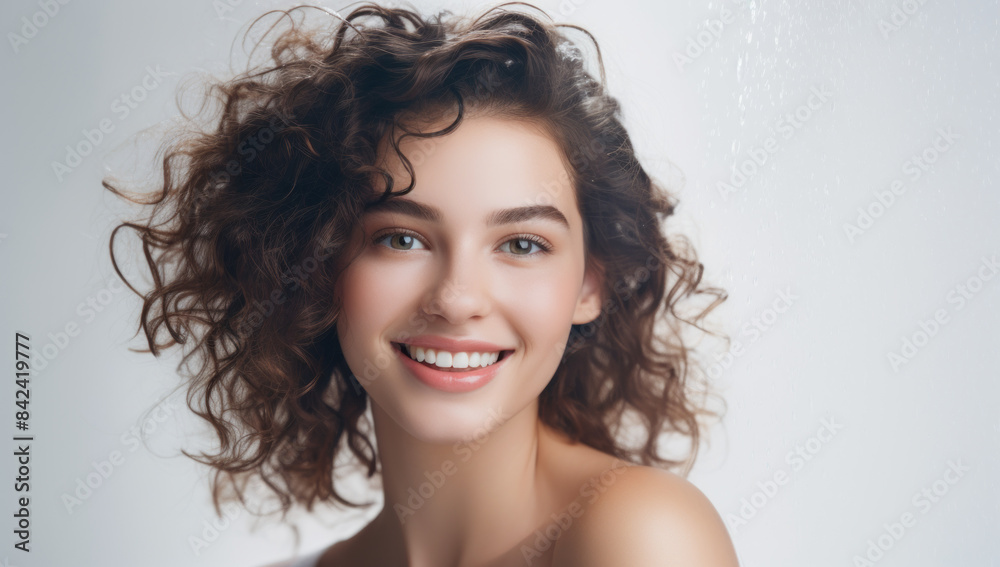 how to maintain youthful skin, in the style of white background, joyful and optimistic, captivating portraits, curvilinear, close up how to maintain youthful skin, in the style of white background, joyful and optimistic, captivating portraits, curvilinear, close up