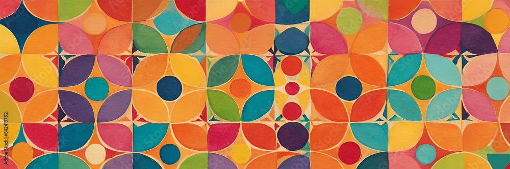 A Symphony of Circles and Flowers A Symphony of Circles and Flowers