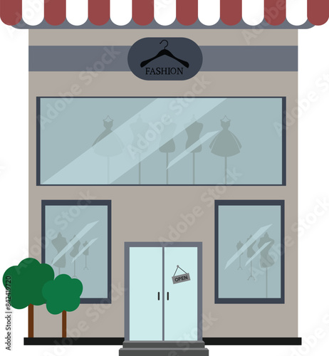 City Building Element. Vector Illustration