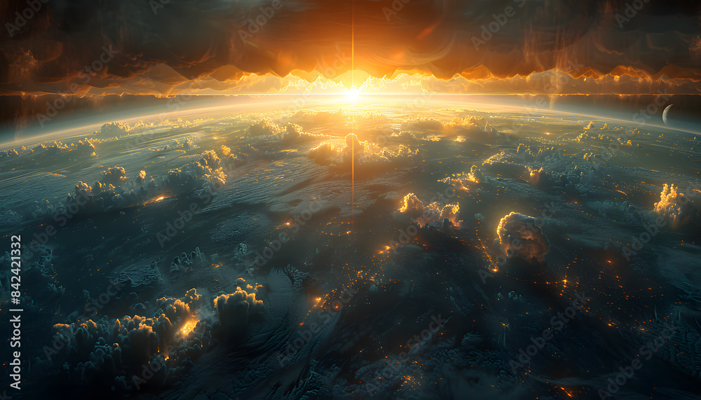 Obraz premium space background