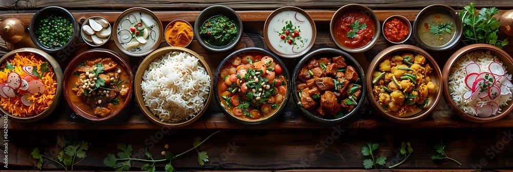 Indian family enjoying traditional meal together in India Indian family enjoying traditional meal together in India
