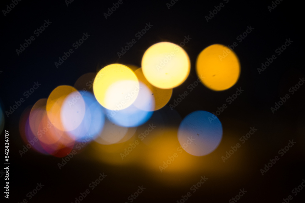Beautiful blurred light bokhe for background material Beautiful blurred light bokhe for background material