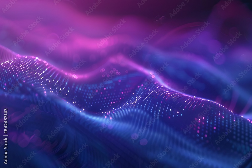Fototapeta premium abstract background of coding software for technology, blue and violet tone
