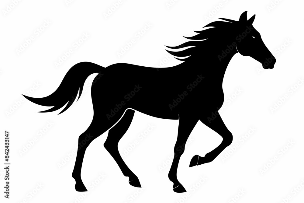 Vector Horse silhouette and illustration svg file Vector Horse silhouette and illustration svg file
