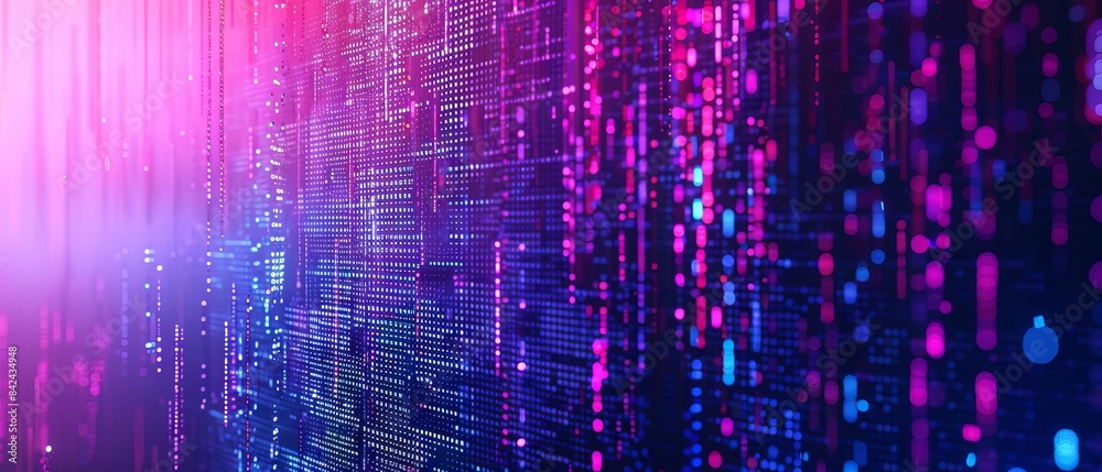 abstract background of coding software for city technology, blue and violet tone abstract background of coding software for city technology, blue and violet tone