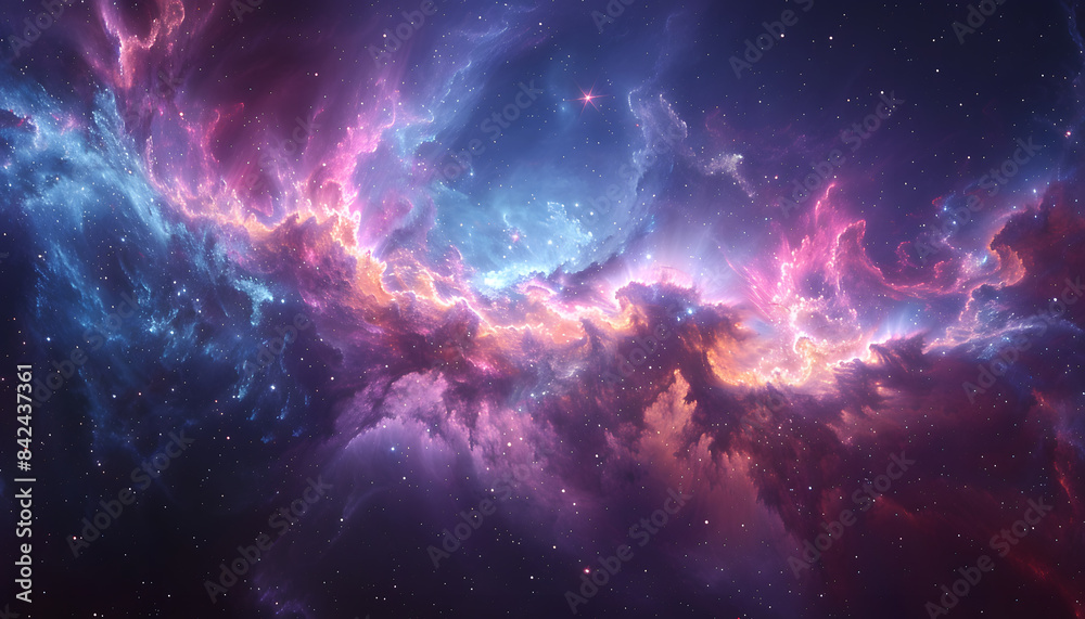 Obraz premium space background