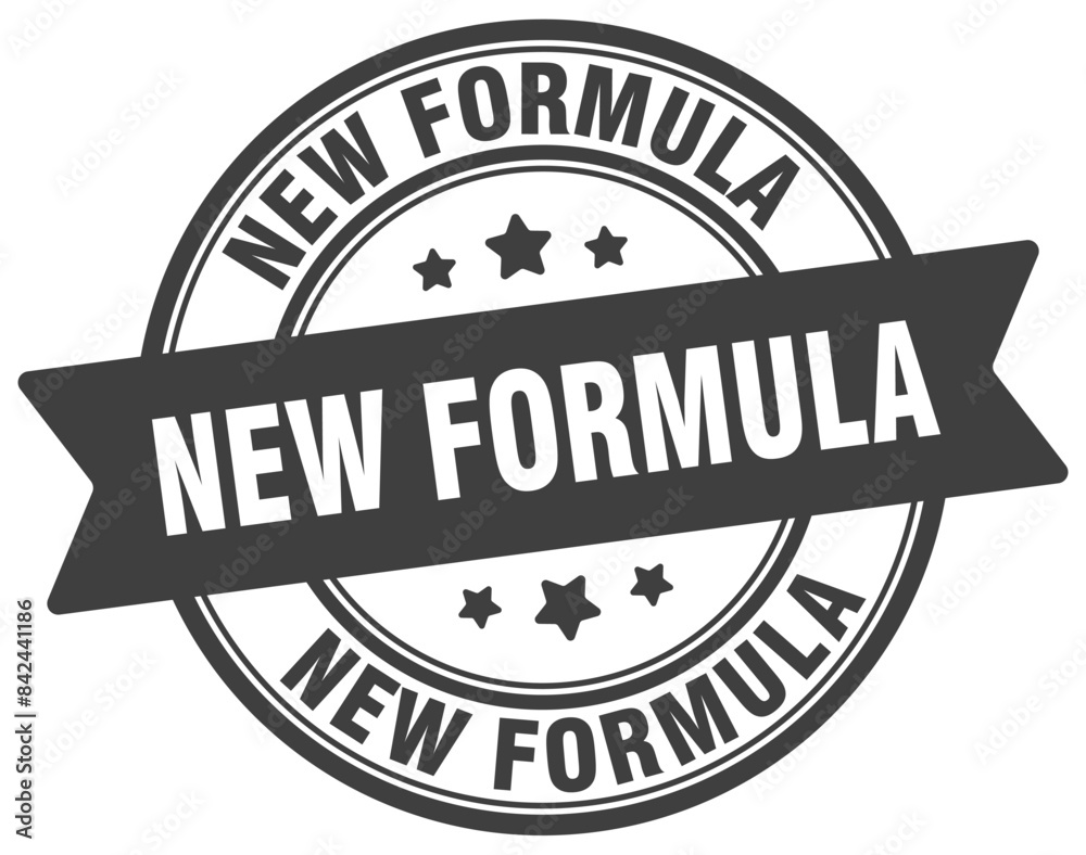 new formula stamp. new formula label on transparent background. round sign new formula stamp. new formula label on transparent background. round sign