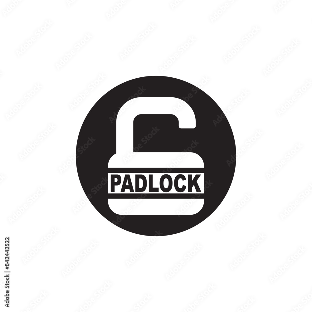 Padlock icon vector illustration design Padlock icon vector illustration design