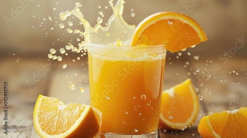Unprocessed orange juice that is freshly squeezed