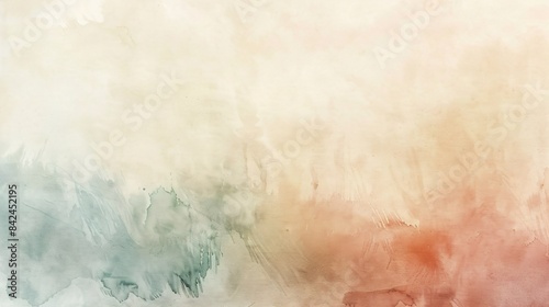 Subtle watercolor texture background in muted tones, adding a painterly touch to designs, Generative AI