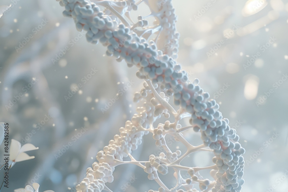 Intricate Close-up Visualization of DNA Molecule Structure – Scientific Illustration for Biotechnology and Genetics Research Intricate Close-up Visualization of DNA Molecule Structure – Scientific Illustration for Biotechnology and Genetics Research