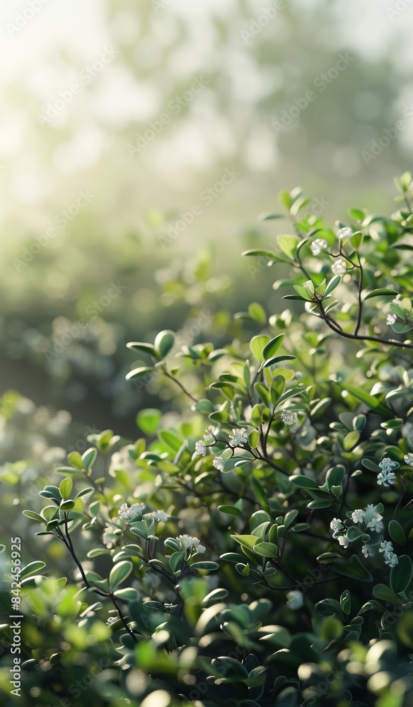 freshness ambient forest Fresh spring, summer green foliage of tree leaves and a bright sunny springtime bokeh portrait background freshness ambient forest Fresh spring, summer green foliage of tree leaves and a bright sunny springtime bokeh portrait background