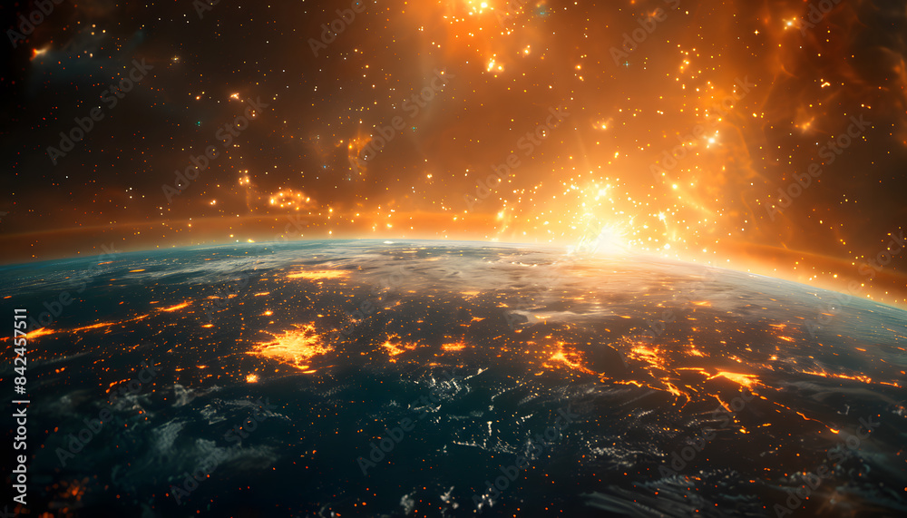 Fototapeta premium space background