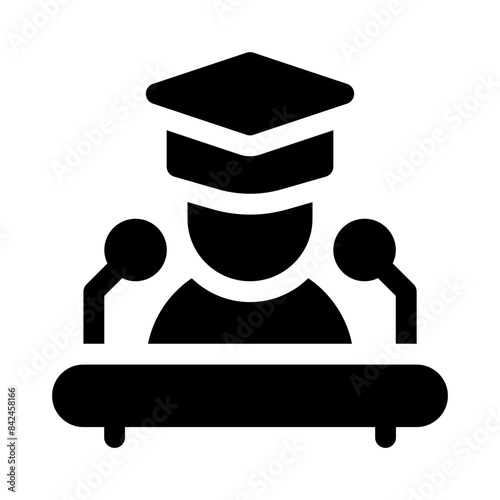 graduated glyph icon