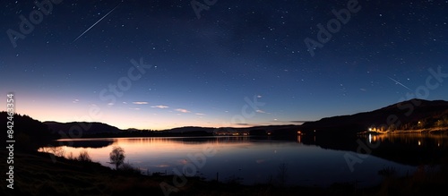 Backgrounds featuring a night sky with copy space image.