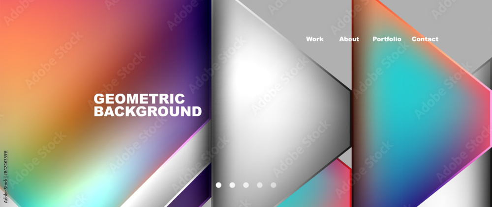 Gradient triangle geometric minimal wallpaper Gradient triangle geometric minimal wallpaper