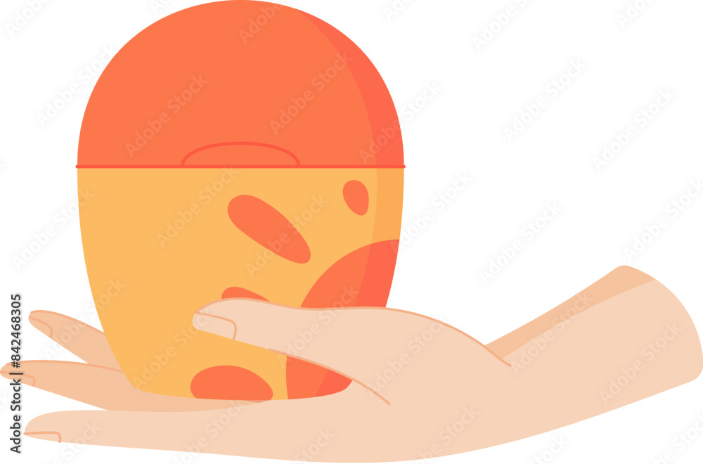 Hand holds sunscreen lotion bottle, cartoon sun protection oil pack, creative sunscreen lotion bottle, flat solar screen cosmetic container, vector uv block cream tube, Hand holds sunscreen lotion bottle, cartoon sun protection oil pack, creative sunscreen lotion bottle, flat solar screen cosmetic container, vector uv block cream tube,