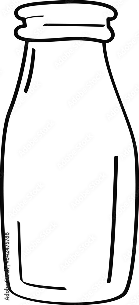 Glass Bottle Sketch Glass Bottle Sketch