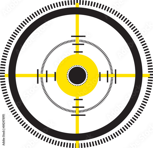 Gun Shooting Target vector