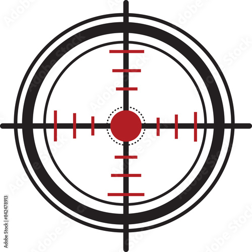 Gun Shooting Target vector