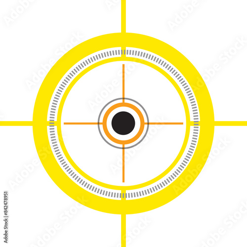 Gun Shooting Target vector