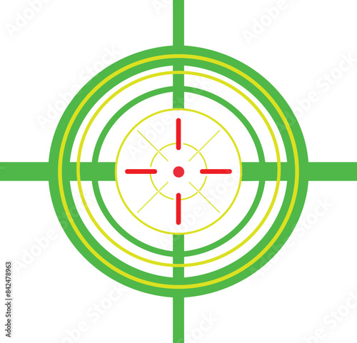 Gun Shooting Target vector