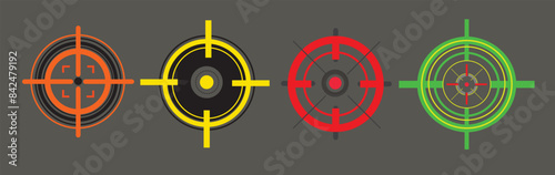 Gun Shooting Target vector