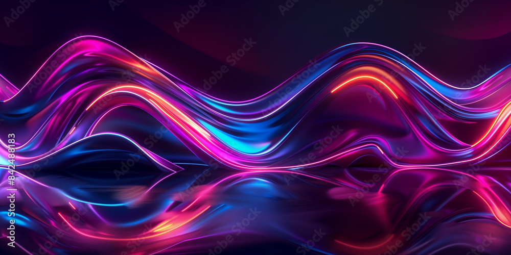 Abstract Colorful Curved Surface Art Business Background Abstract Colorful Curved Surface Art Business Background