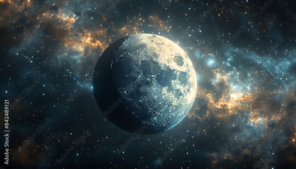 Naklejka premium space background