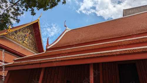 A traditional building in Thailand. Beautiful architecture.